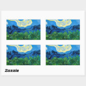 Van Gogh Olijfbomen in een bergachtig landschap Rechthoekige Sticker (Vel)