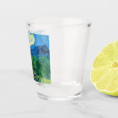 Van Gogh Olijfbomen in een bergachtig landschap Shot Glas (Rechts)