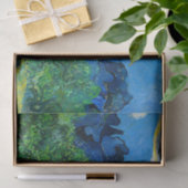 Van Gogh Olijfbomen in een bergachtig landschap Tissuepapier (Geschenk)