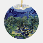 Van Gogh - olijfbomen in een berglandschap Keramisch Ornament (Voorkant)