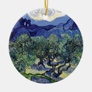 Van Gogh - olijfbomen in een berglandschap Keramisch Ornament