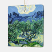 Van Gogh - Olijfbomen met Alpilles-achtergrond Keramisch Ornament (Links)
