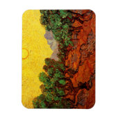 Van Gogh Olijfbomen met gele hemel en zon Magneet (Verticaal)