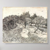 Van Gogh - Olijfbomen Poster (Voorkant)