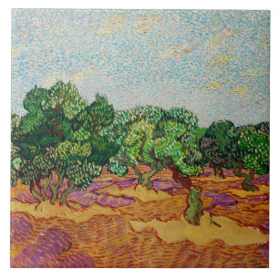Van Gogh - Olijfbomen, Tegeltje
