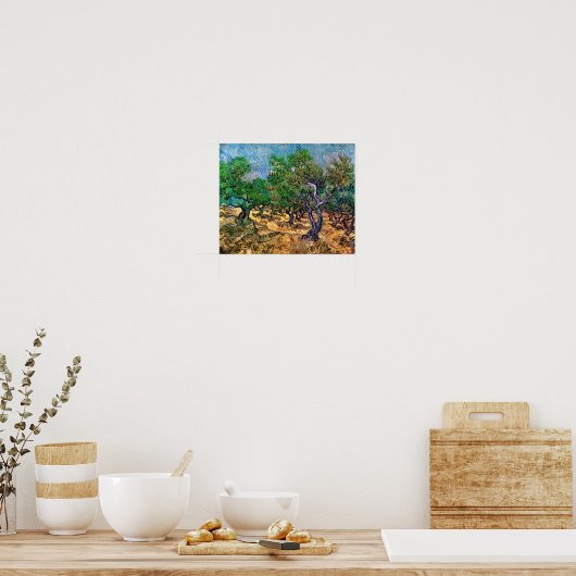 Van Gogh - Olijfboomgaard Poster (Keuken)