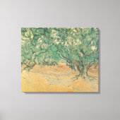 Van Gogh Olijfgaard - Saliegroen Natuur Kunst Canvas Afdruk (Voorkant)