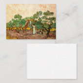 Van Gogh - Olijven plukkende vrouwen Notitiekaartje (Voorkant / Achterkant)
