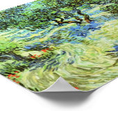 Van Gogh - Olive Grove - Bright Blue Sky Poster (Hoek)