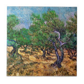 Van Gogh - Olive Grove Tegeltje (Voorkant)