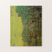 Van Gogh Olive Grove w Picking Figures  Art Legpuzzel (Verticaal)