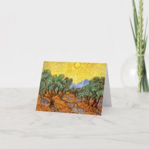Van Gogh Olive Trees Note Card Kaart