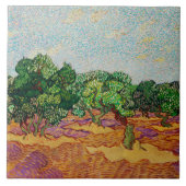Van Gogh - Olive Trees, Tegeltje (Voorkant)