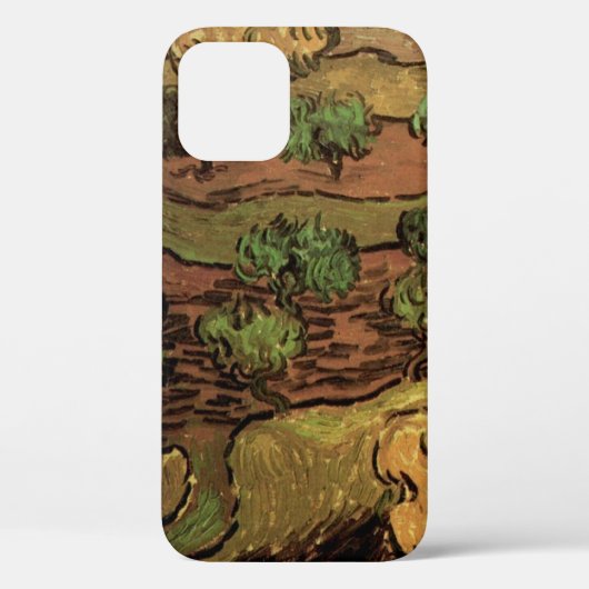 Van Gogh Olive Trees tegen een helling van een heu Case-Mate iPhone Case (Achterkant)