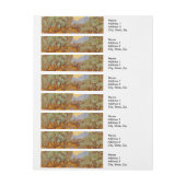 Van Gogh Olive Trees Yellow Sun Sky Adreslabel Wikkel (Vel)