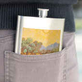 Van Gogh Olive Trees Yellow Sun Sky Flacon (Voorbeeld)