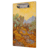 Van Gogh Olive Trees Yellow Sun Sky Klembord (Links)