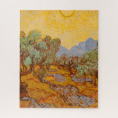 Van Gogh Olive Trees Yellow Sun Sky Legpuzzel (Verticaal)