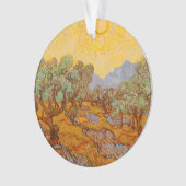 Van Gogh Olive Trees Yellow Sun Sky Ornament (voorkant)