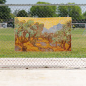 Van Gogh Olive Trees Yellow Sun Sky Spandoek (Insitu)