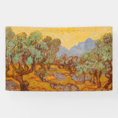 Van Gogh Olive Trees Yellow Sun Sky Spandoek (Horizontaal)