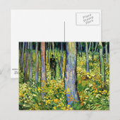 Van Gogh - Ondergroei met twee cijfers Briefkaart (Voorkant / Achterkant)