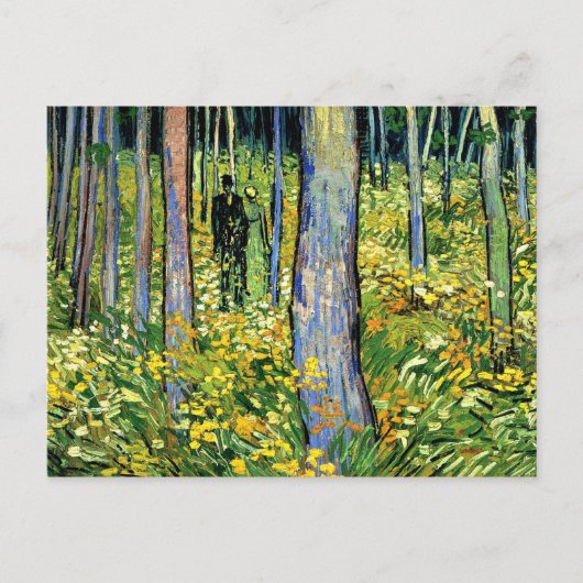 Van Gogh - Ondergroei met twee cijfers Briefkaart (Voorkant)