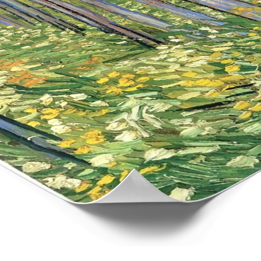 Van Gogh - Ondergroei met twee cijfers Poster (Hoek)