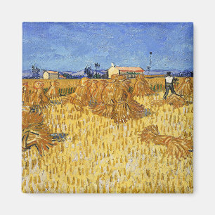 Van Gogh - Oogst in Provence Magneet
