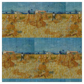 Van Gogh; Oogst in Provence Stof (Close Up)