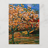 Van Gogh - Orchard in Blossom Briefkaart (Voorkant)