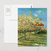 Van Gogh - Orchard in Blossom Briefkaart (Voorkant / Achterkant)