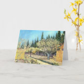 Van Gogh Orchard in Blossom, grens door Cypresses Kaart (Gele Bloem)