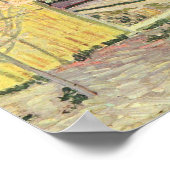 Van Gogh Orchard in Blossom, grens door Cypresses Poster (Hoek)