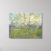 Van Gogh Orchard met bloeiende Abrikozenbomen Canvas Afdruk (Voorkant)