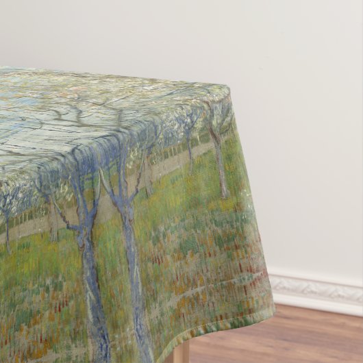 Van Gogh Orchard met bloeiende Abrikozenbomen Tafelkleed (Voorbeeld)