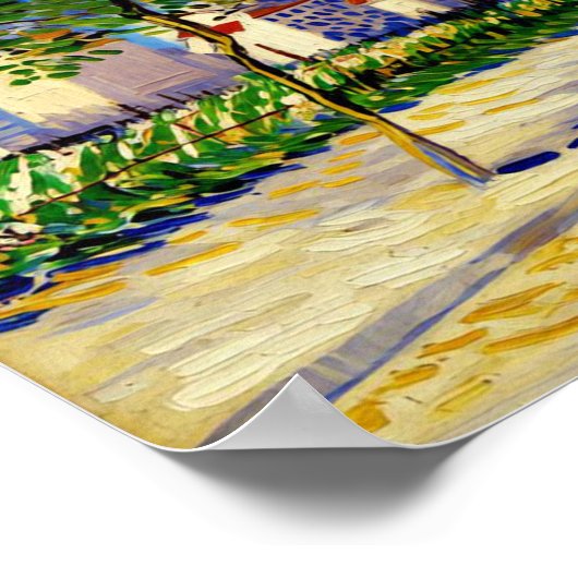 Van Gogh Outskirts of Paris Poster (Hoek)