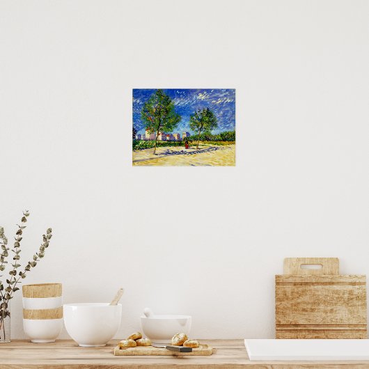 Van Gogh Outskirts of Paris Poster (Keuken)
