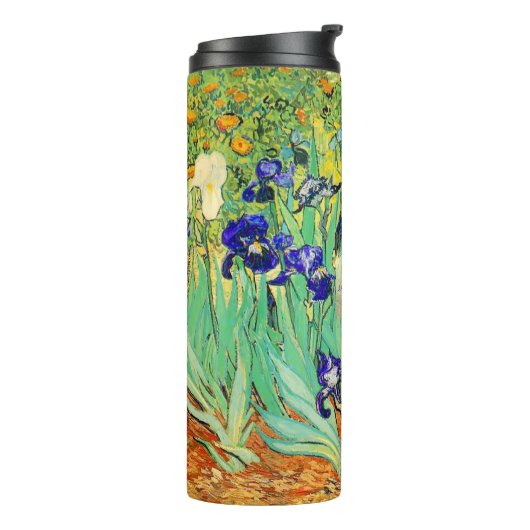 Van Gogh Paarse Irises, St. Remy Thermosbeker (Gedraaid links)