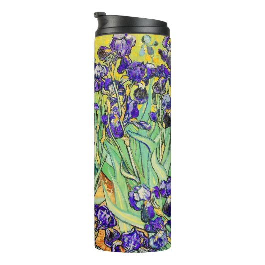 Van Gogh Paarse Irises, St. Remy Thermosbeker (Geroteerd rechts)