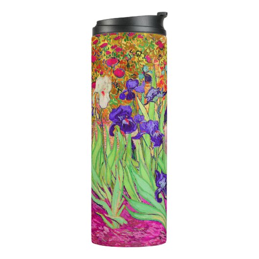 Van Gogh Paarse Irises, St. Remy Thermosbeker (Gedraaid links)
