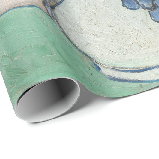 Van Gogh Paarse Irises Vase Floral Painting Cadeaupapier (Rol Hoek)