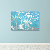 Van Gogh Painting Almond Blossom Canvas Afdruk (Insitu (Houten vloer))