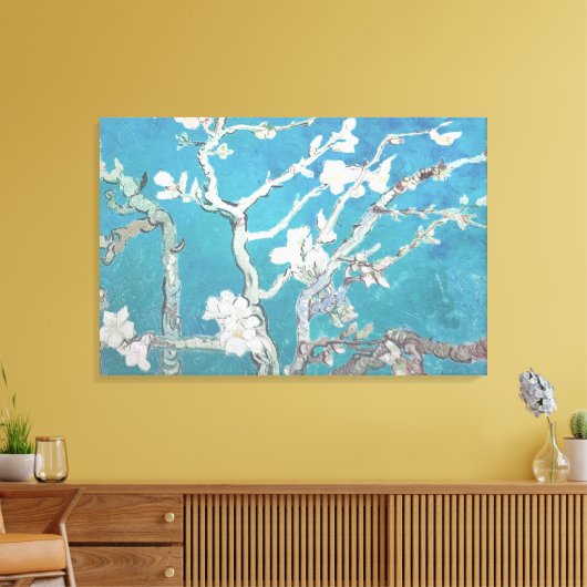Van Gogh Painting Almond Blossom Canvas Afdruk (Insitu (Woonkamer))
