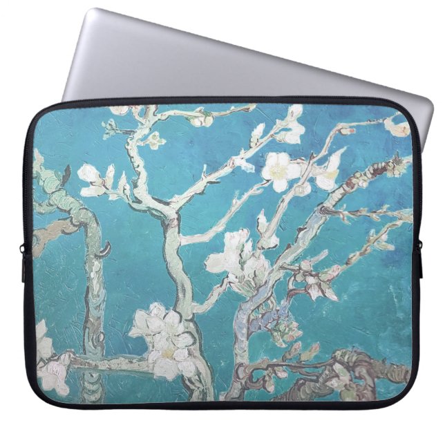 Van Gogh Painting Almond Blossom Laptop Sleeve (Voorkant)