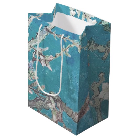 Van Gogh Painting Almond Blossom Medium Cadeauzakje (Voorkant Gekanteld)