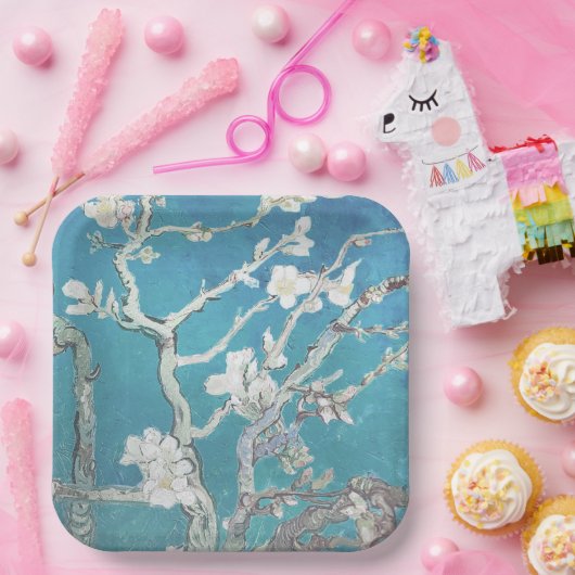 Van Gogh Painting Almond Blossom Papieren Bordje (Feest)