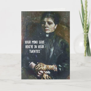 Van Gogh Painting Birthday Humor Kaart