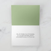 Van Gogh Painting Birthday Kaart (Binnen)