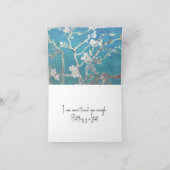 Van Gogh Painting Dank u Kaart (Binnen)